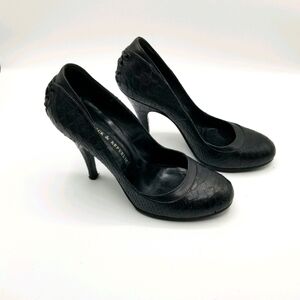 Rock & Republic Heels with faux lace up in back